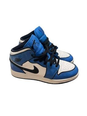 Nike Air Jordan 1 Mid Blue White Black